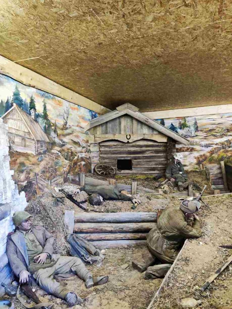 Экспозиция музея Ржевский рубеж в рамках военно-исторического джип-тура «Ржевский бастион» от КЬЮ Тревел