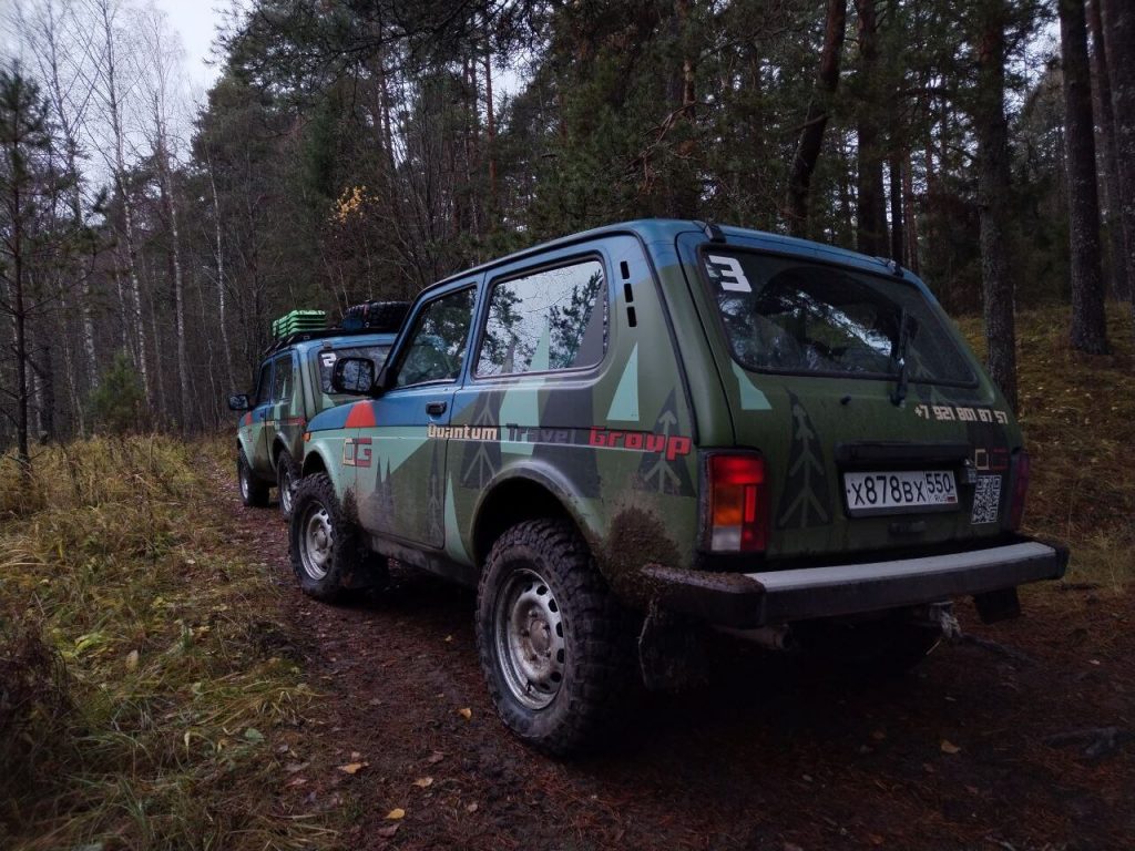 Подготовленные внедорожники Лада Нива в туре «Государева дорога» от КЬЮ Тревел